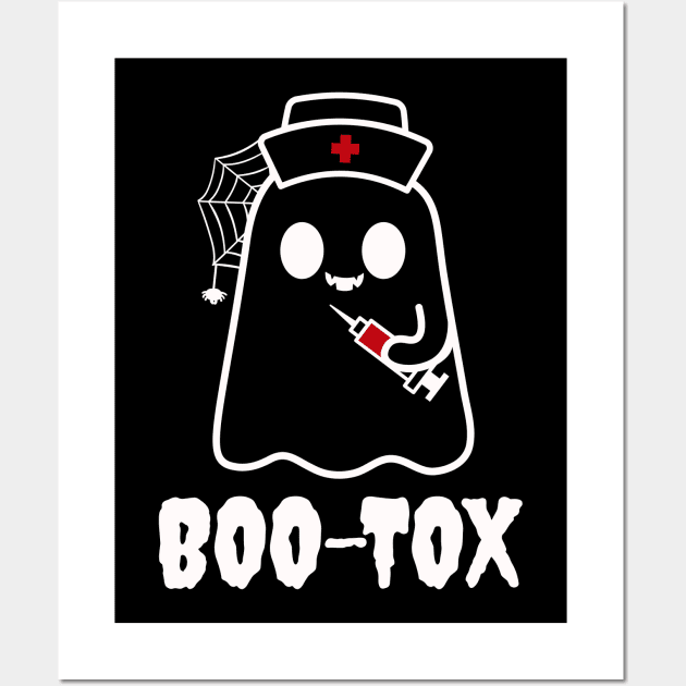 Boo-Tox Cute Ghost Filler Botox Dysport Aesthetic Nurse Wall Art by mstory